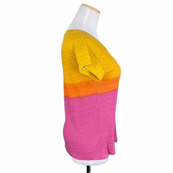 GAP Pink & Yellow Ombré Casual Tee - Picture 4 of 13